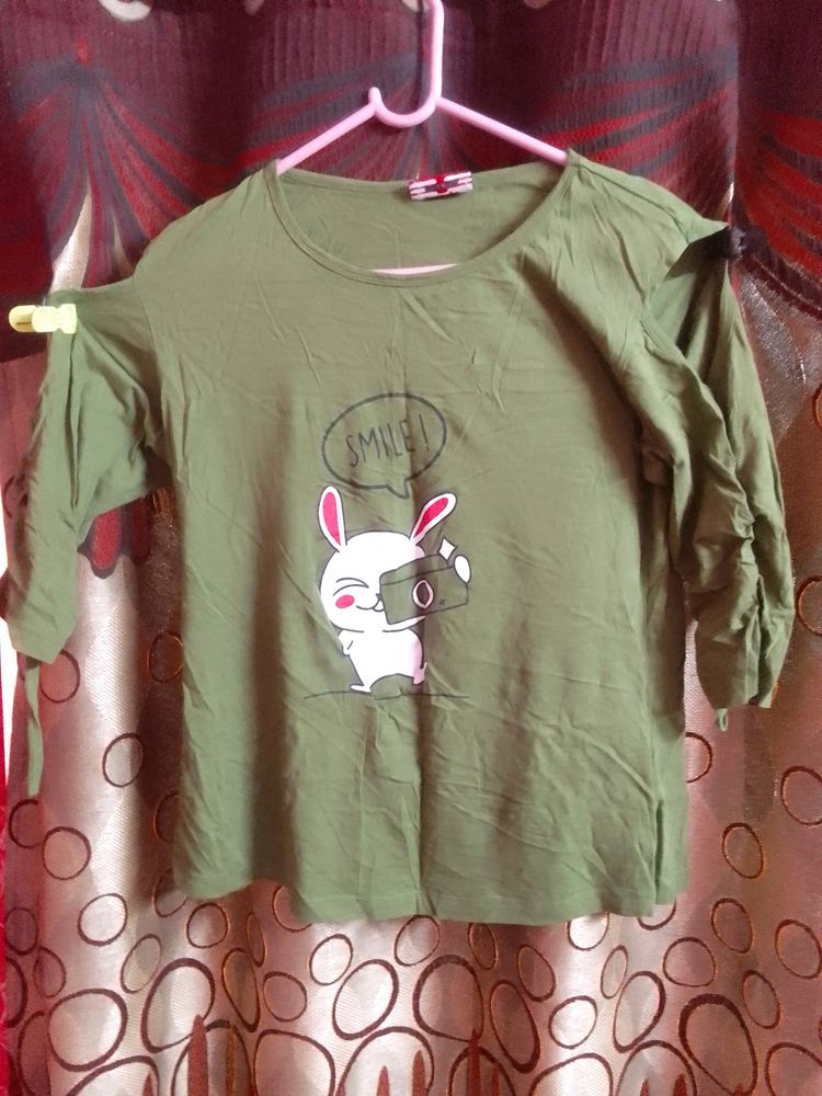 Olive Green Top
