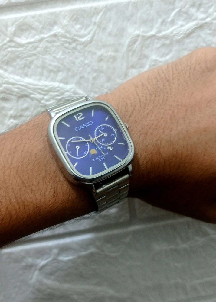 Casio Blue Moon Phase Watch