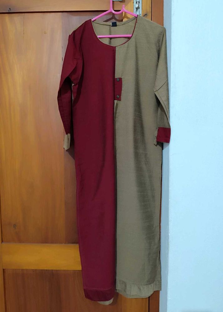 Elegant Two-Tone Kurta