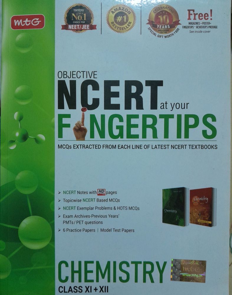MTG NCERT at your Fingertips Chemistry 11&amp;12