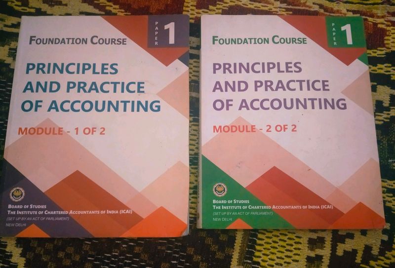 7 Books : All CA Foundation Study Materials