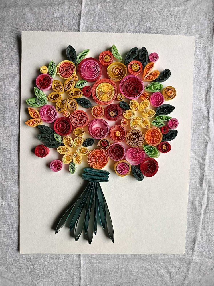 Quilled Floral Bouquet