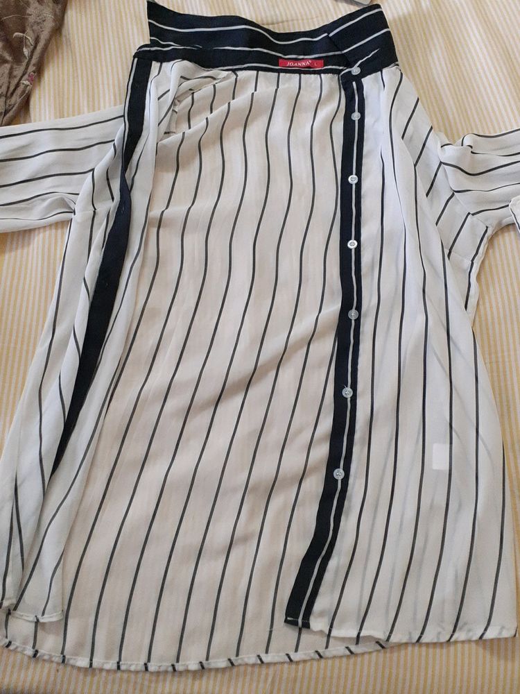 White Black Shirt