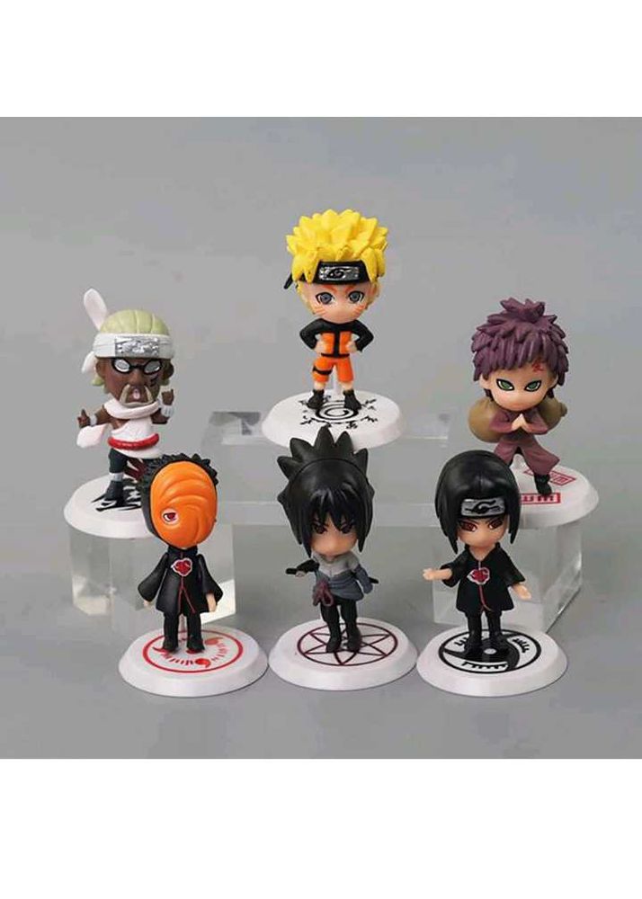 6 NARUTO LEGENDARY MINIATURE ACTION FIGURE