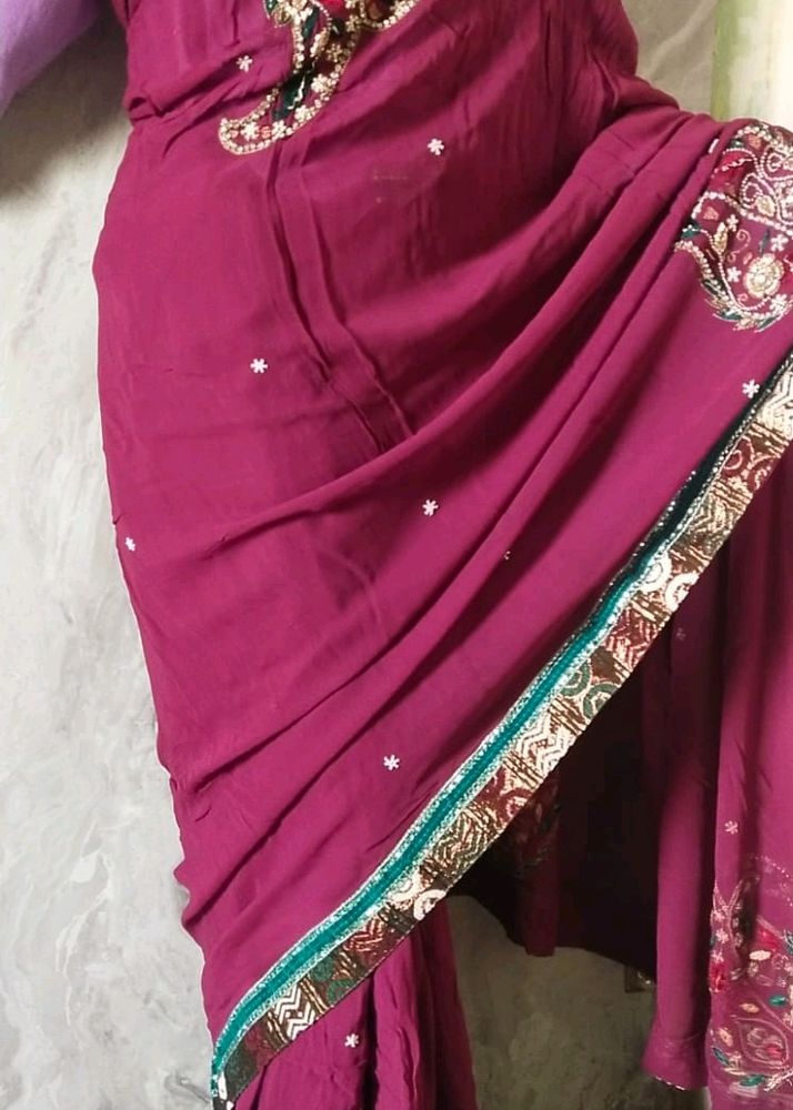 Beautiful Heavy Work Saree🎀