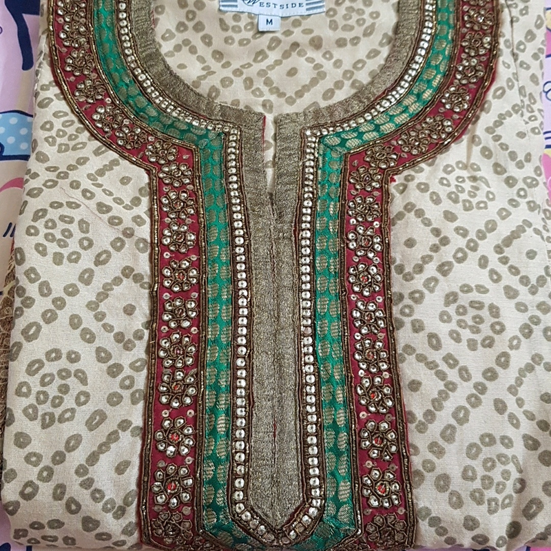 Westside silk finish anarkali