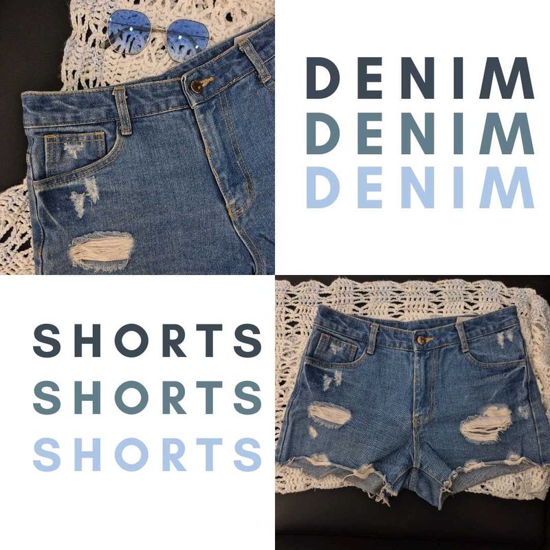 Denim Bule Shorts