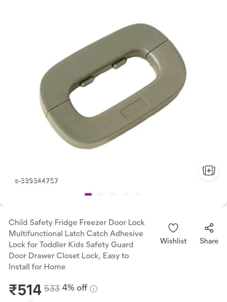 Child Safety Fridge Lock