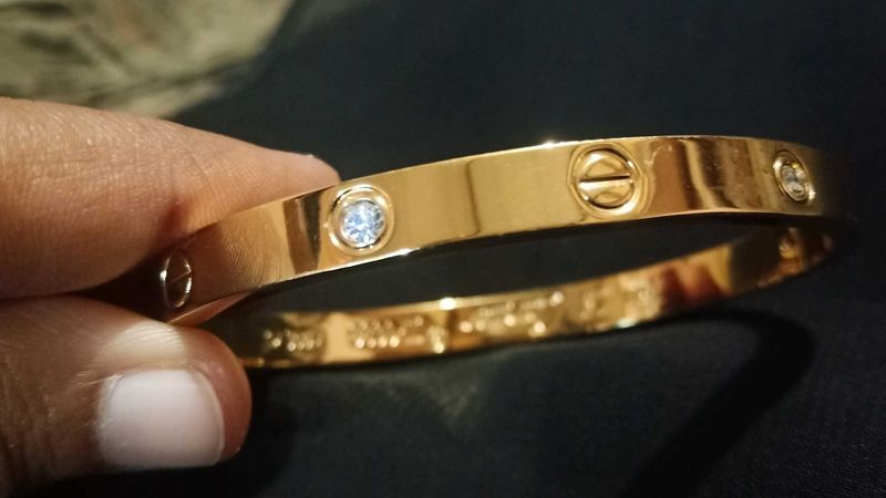 Gold Bangle Bracelet