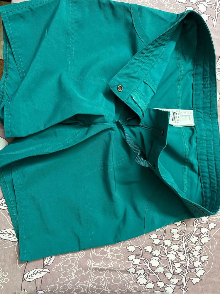 Breeze Through Summer in Style – Teal Green Shorts