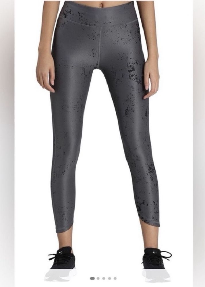 Puma Graphic Print Women Black Tights