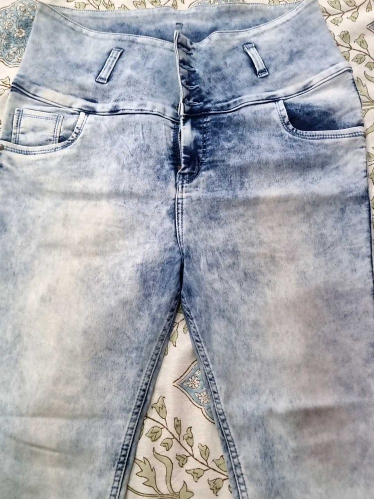 High Waist Denim Jeans