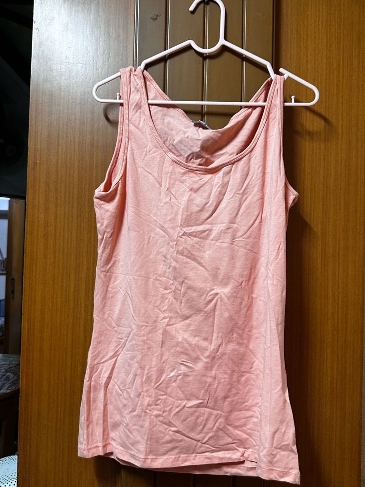 Peach Long top