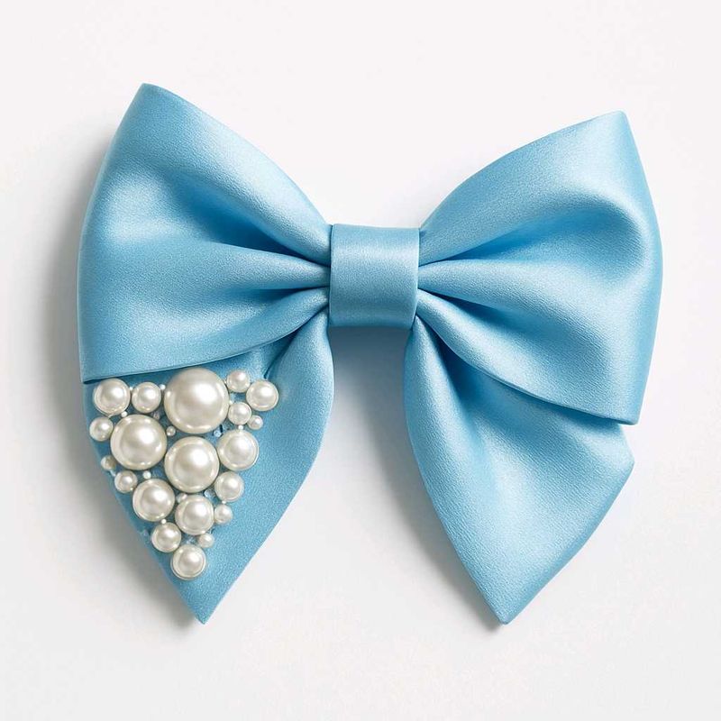 Pearl Bow clip pack of 1
