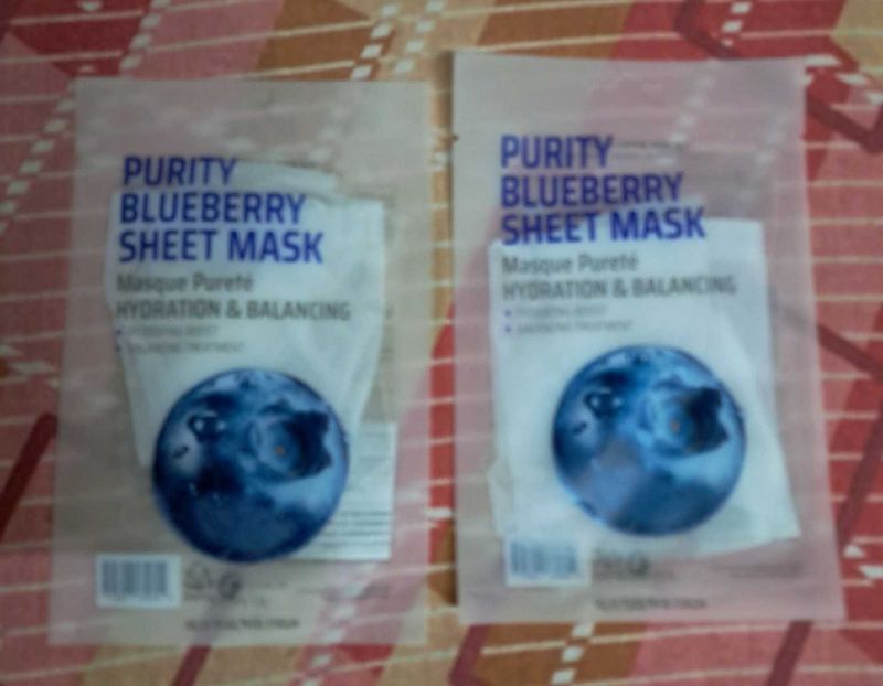 Eunyul Purity Blueberry Sheet Mask