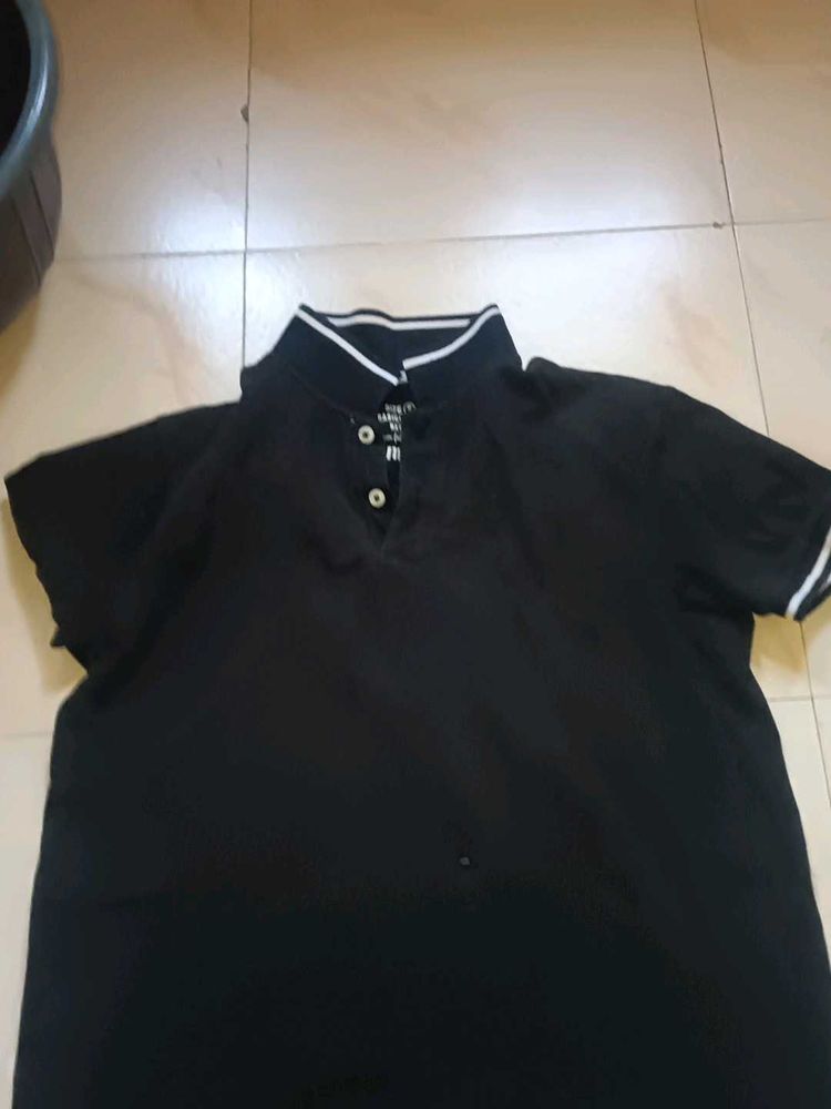 Men's Black Polo Shirt