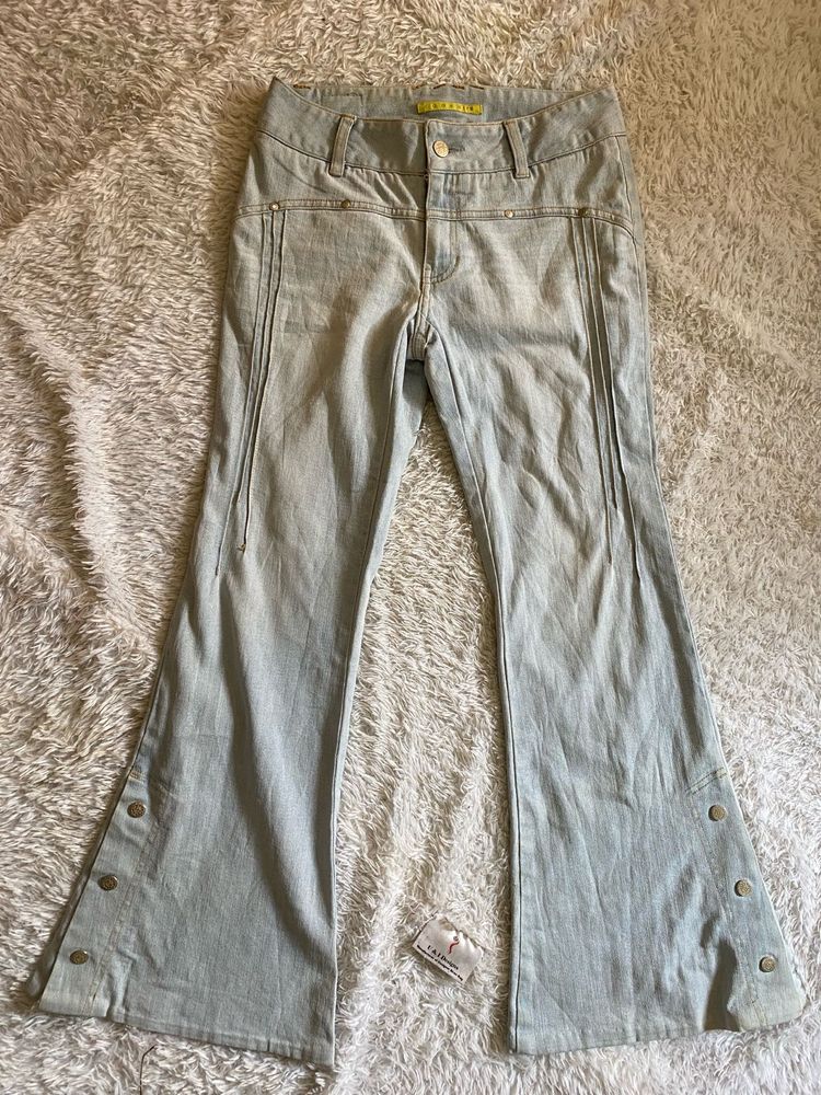 Y2K Flare Leg Denim Jeans