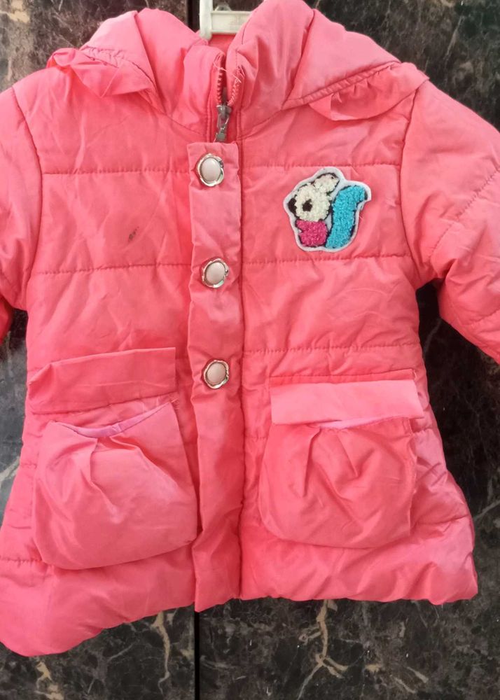 Cute Pink Padded Jacket