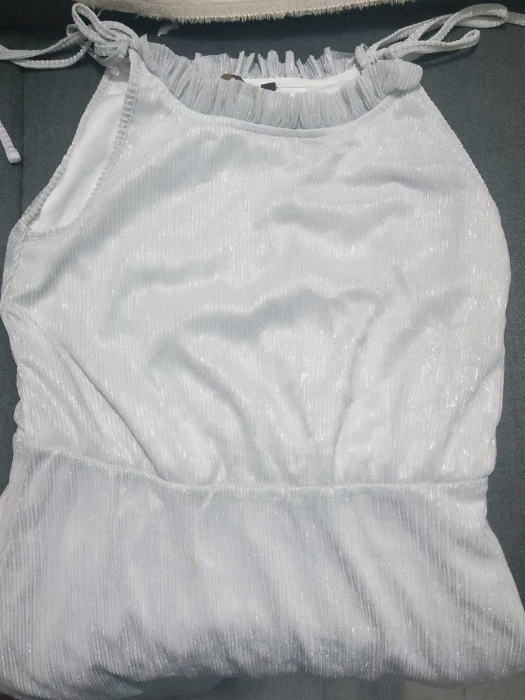 Sparkly Silver Party Dress