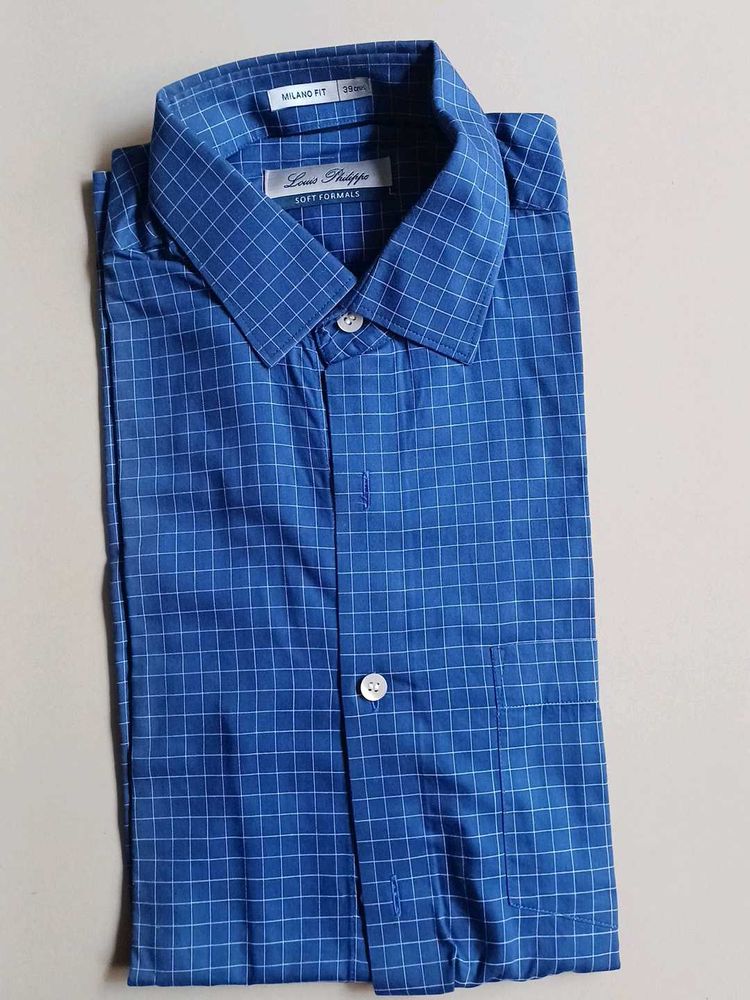 Blue Checkered Shirt