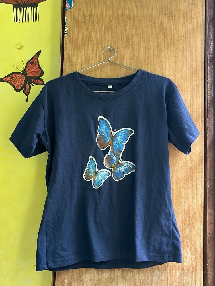 Butterfly Print T-Shirt