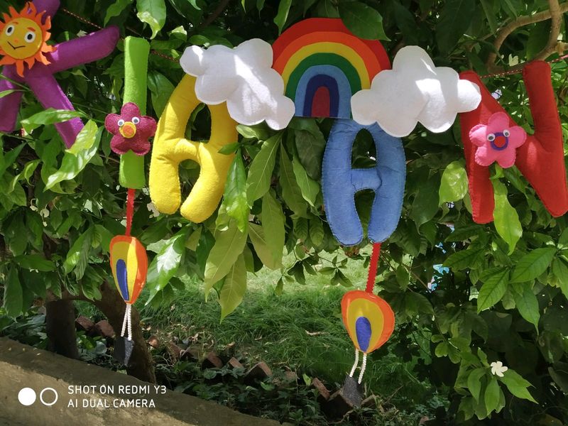 Baby Name Bunting And Banner For Gift
