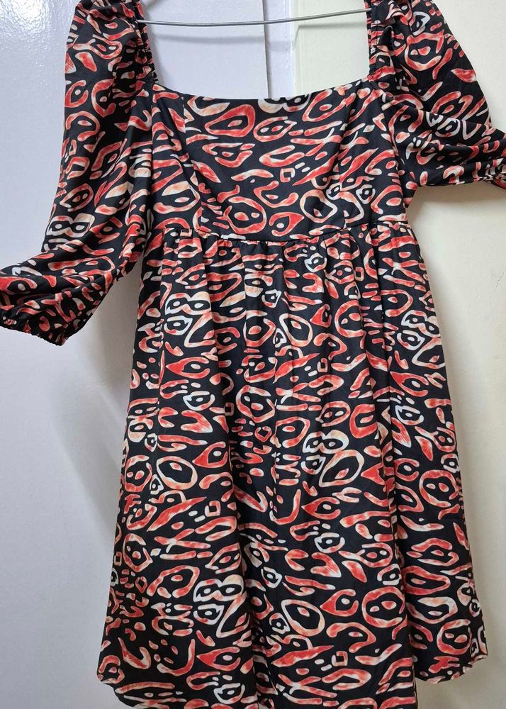 Open Back Mini Dress