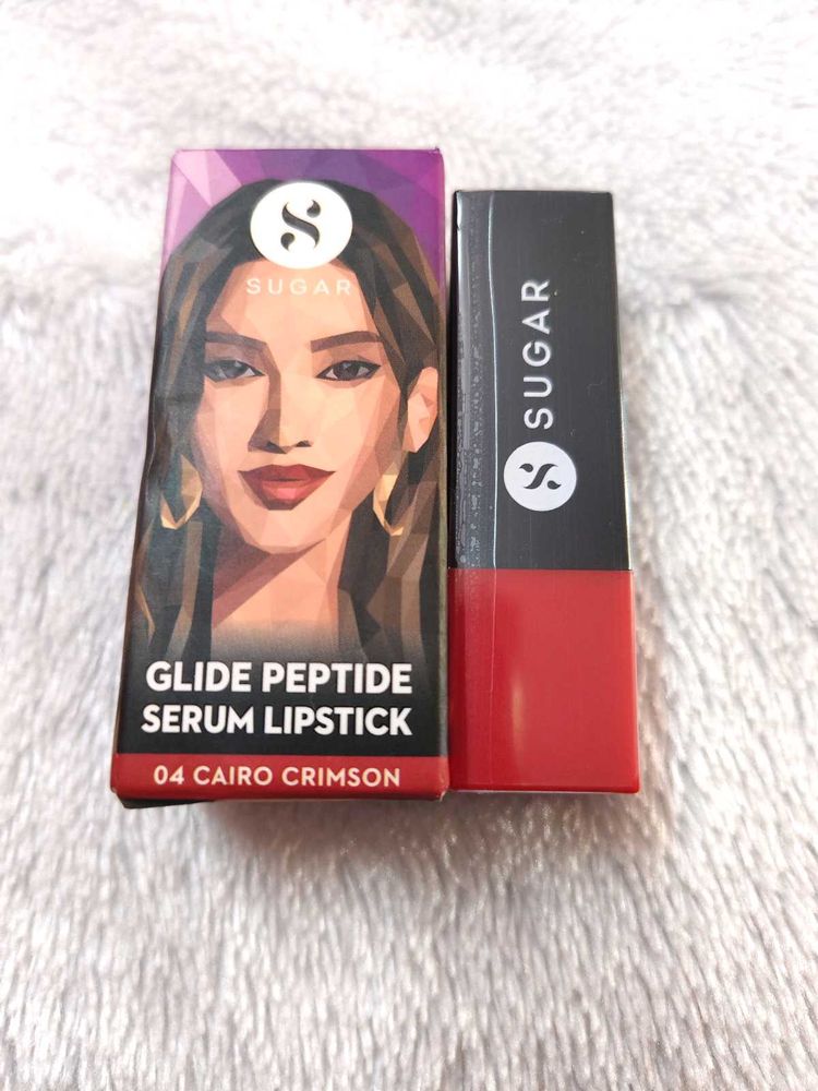 SUGAR Cosmetics Glide Peptide Serum Lipstick with