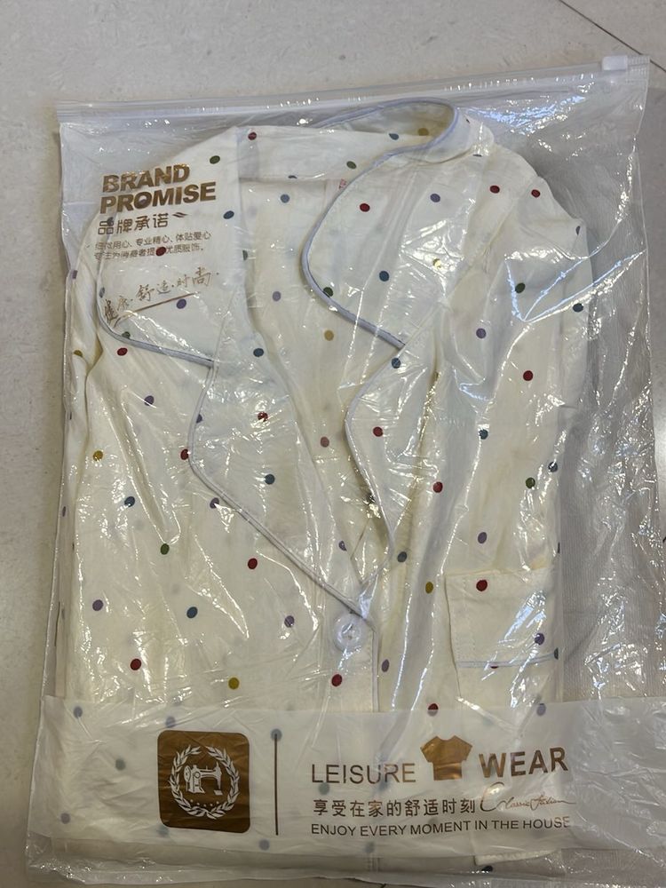 Polka Dot Pajama Set - Leisure Wear