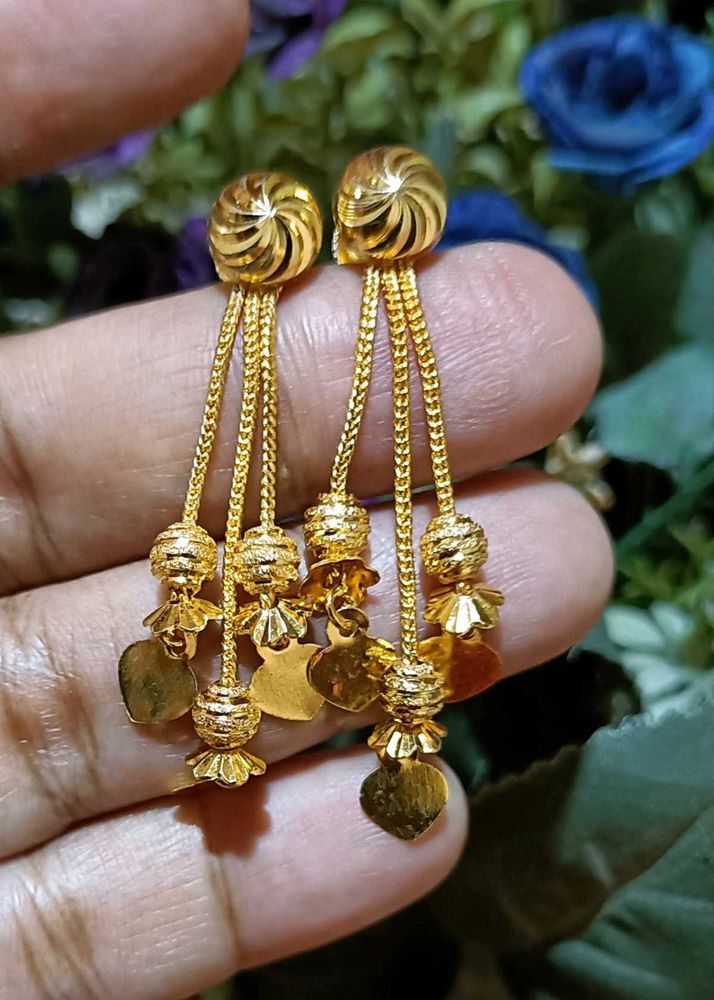 Gold Dangle Earrings