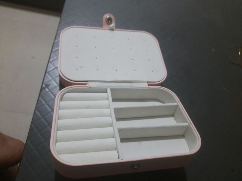 Pink Travel Jewelry Box
