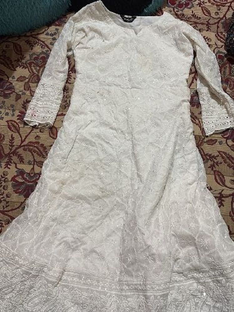 Elegant White Kurta Set