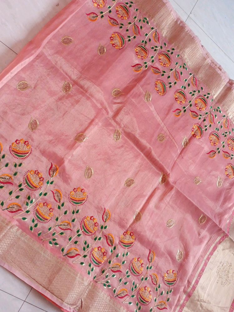 Pure Organza Designer Saree
