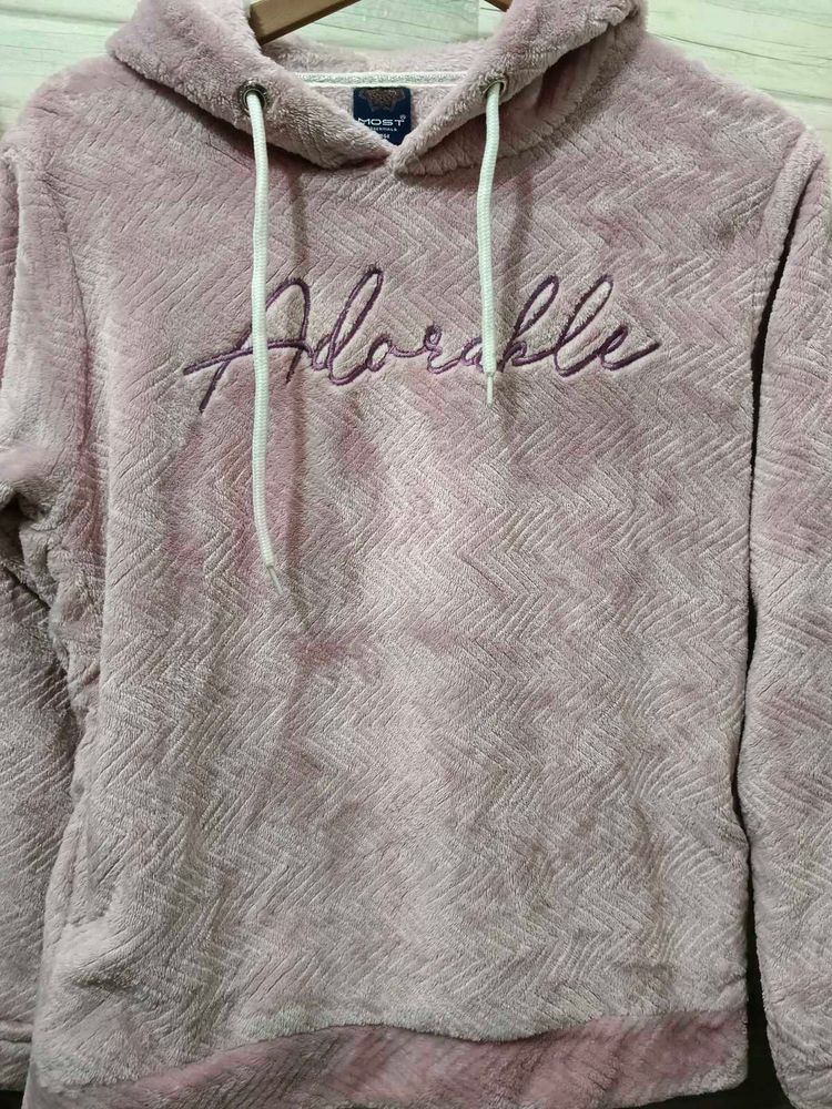 Adorable Plush Hoodie