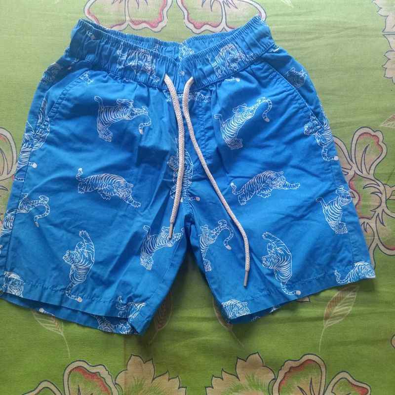 Tiger Print Swim Shorts