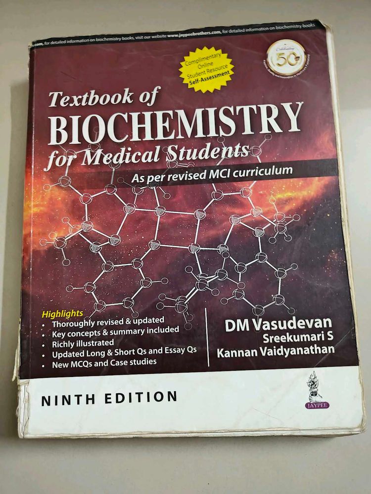 Biochemistry Textbook for Medical Students 9th Edi