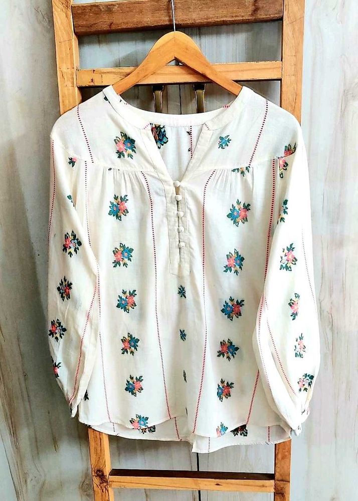 Embroidered Cotton Top size-38-40