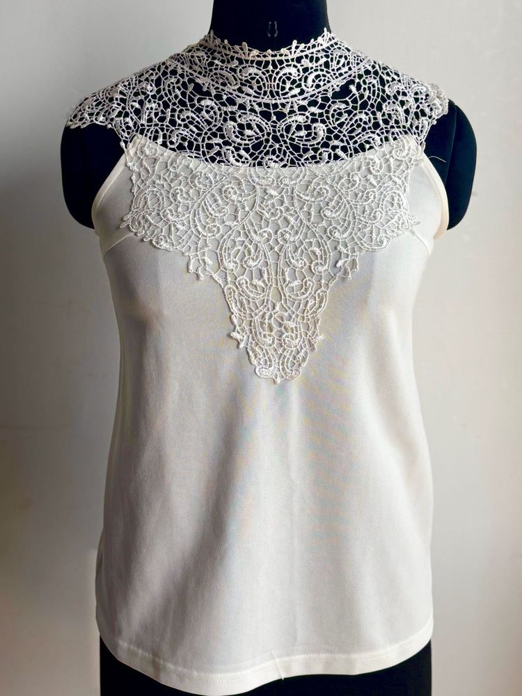 Lace Embroidered Detail too in Ivory colour