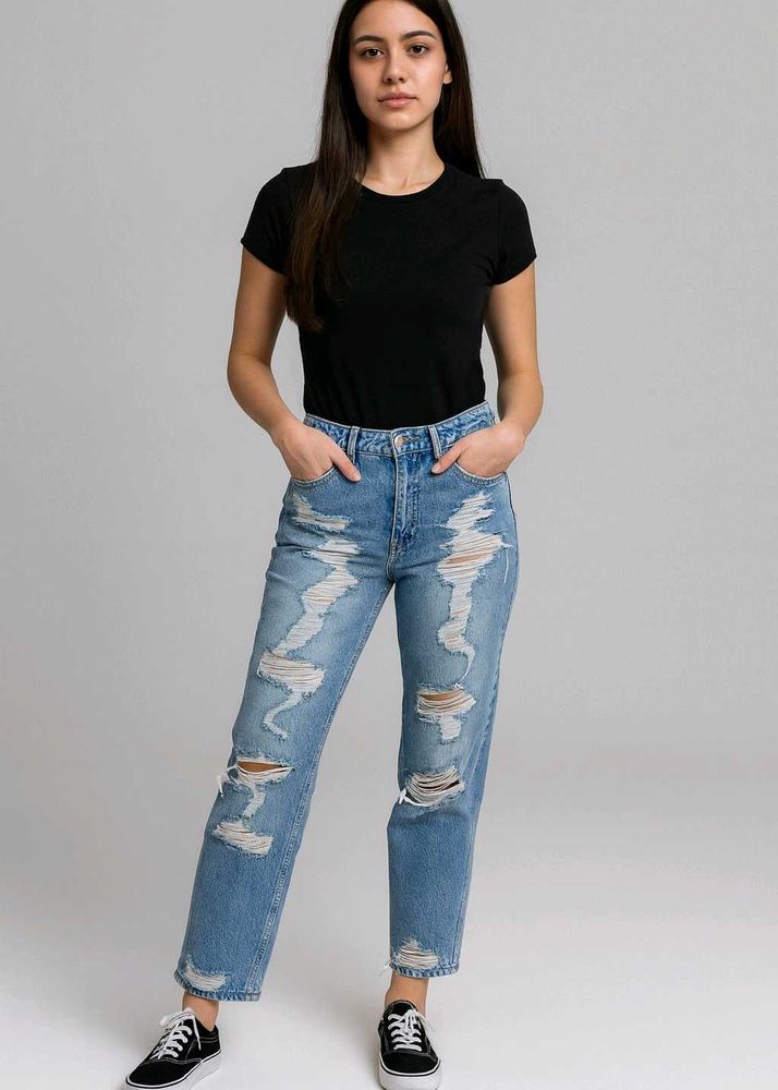 Ripped Denim Jeans