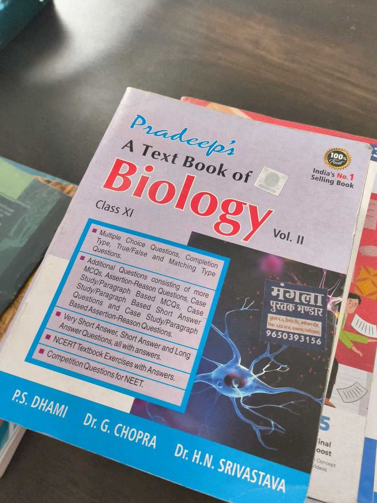 Biology Pradeeps 11th Class