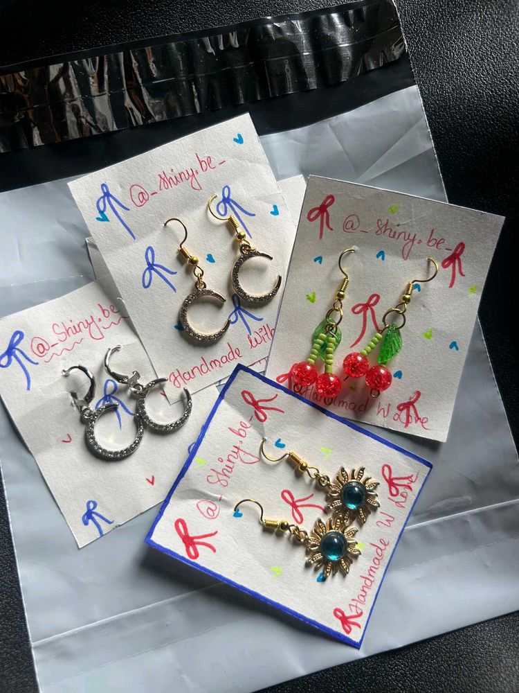 4 Types Of Earrings 🌟🌷