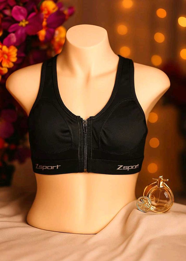 💫💗🇳🇿 Zsport Black Sports Bra