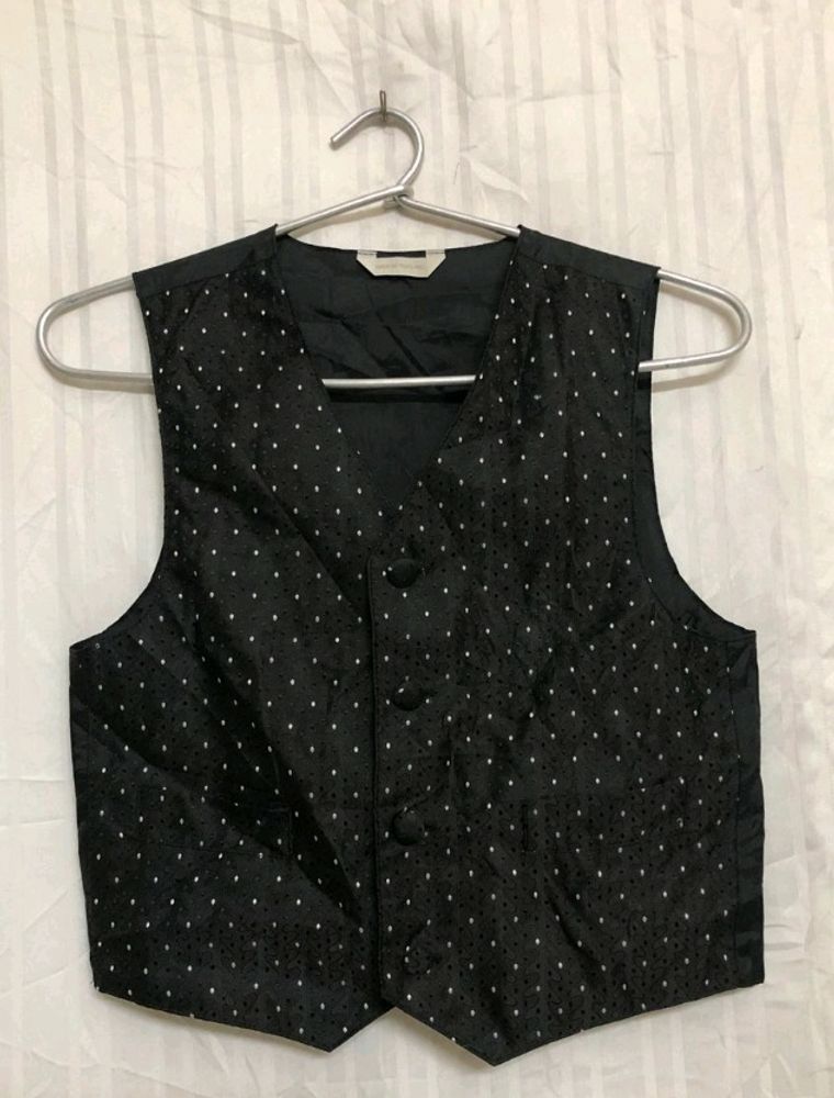 Mentro Boyz Black Waistcoat