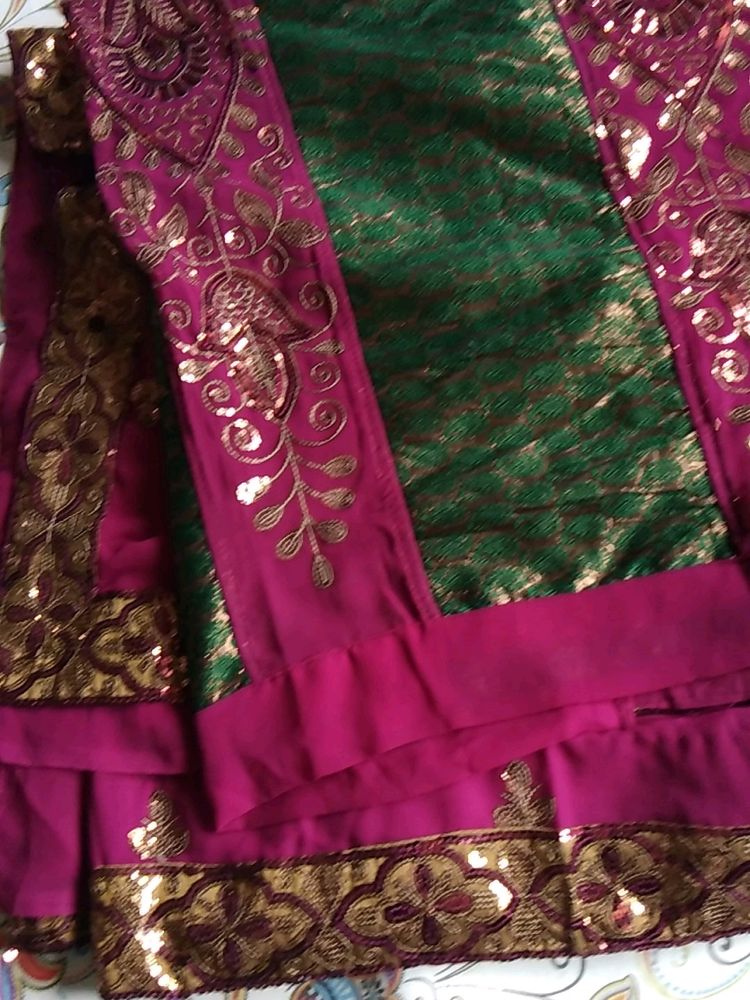 Green and wine Color Combination With Work