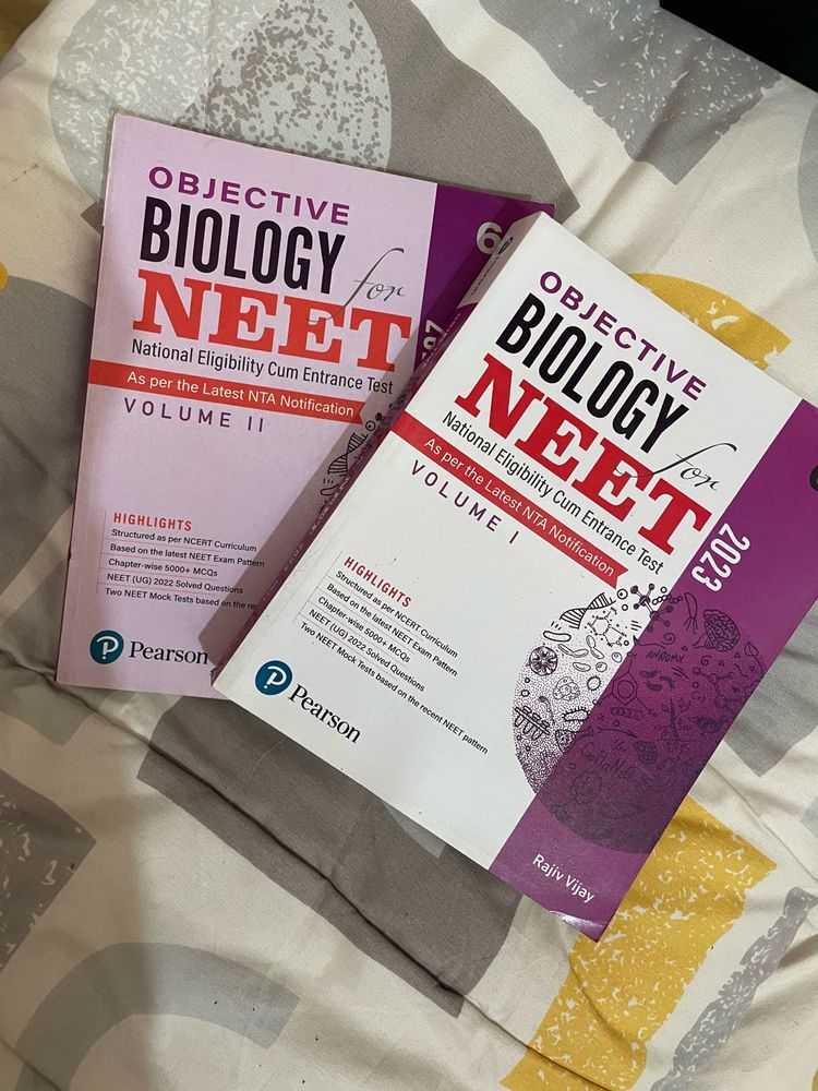 Objective Biology NEET Books Vol. 1 &amp; 2