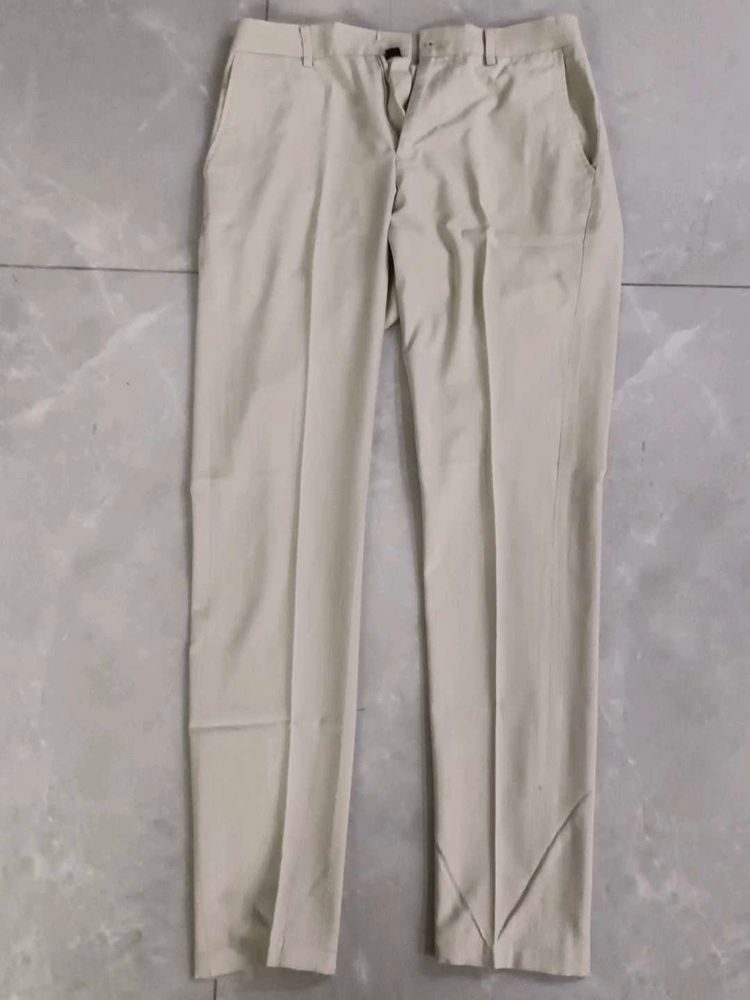 Men&#39;s Beige Casual Pants
