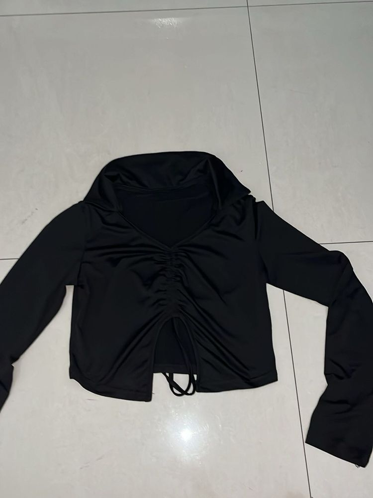 Black Long Sleeve Top