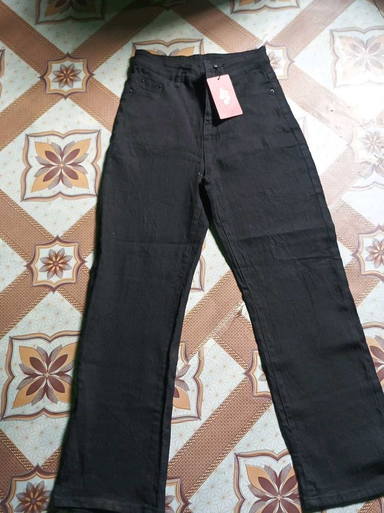 Black Wide Leg Jeans