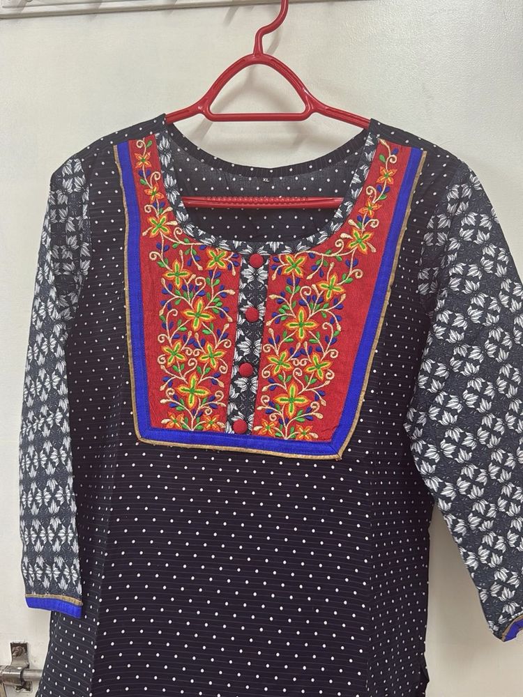 Stylish Black Kurti