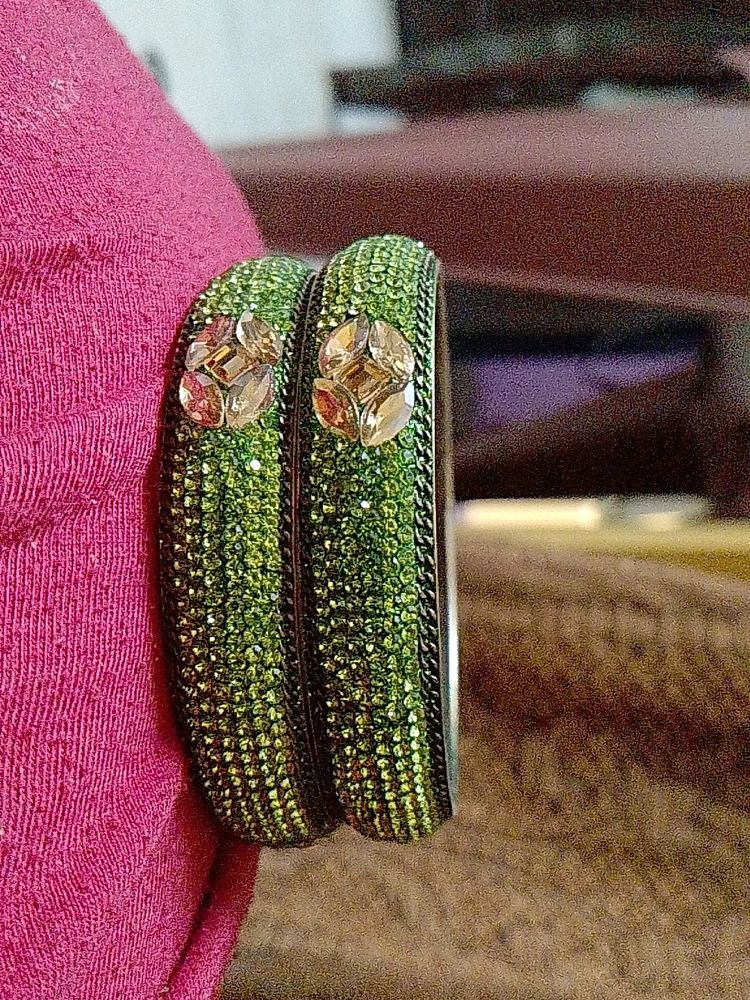 New Light Green Bangles